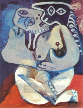 Pablo Picasso Painting - Mujer en un sillón 1971 Pablo Picasso